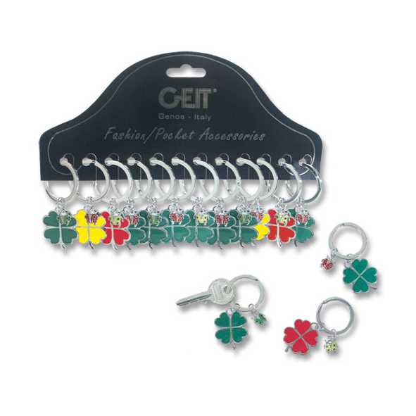 P/CHIAVI QUADRIFOGLIO 12PZ