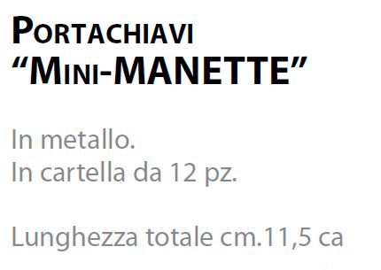 P/CHIAVI MINI-MANETTE 12PZ