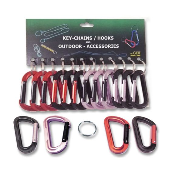 P/CHIAVI GANCIO A D   12PZ