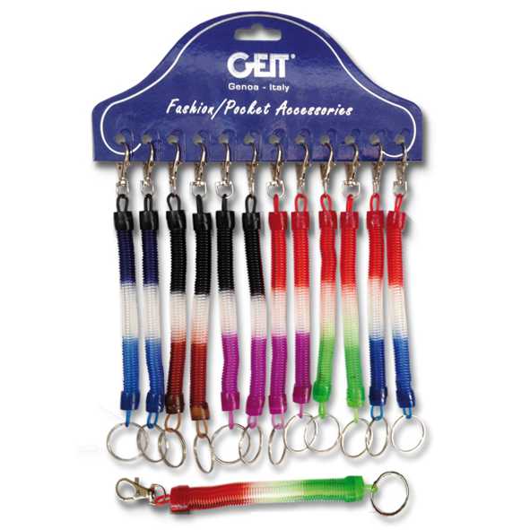 P/CHIAVI SPIRALE FLAG 12PZ