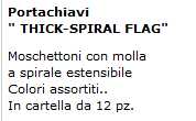 P/CHIAVI SPIRALE FLAG 12PZ
