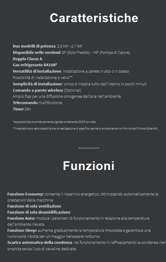 UNICO AIR ONOFF 8 SF S/FRE