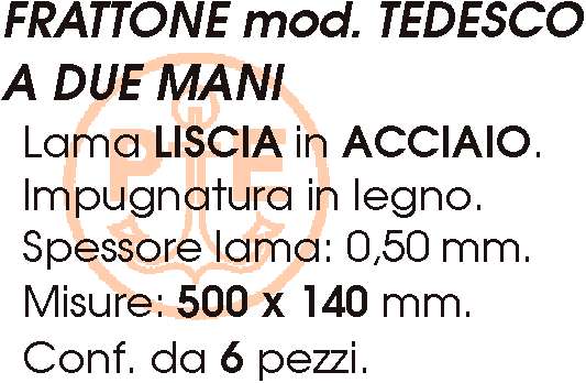 FRATTONE TEDESCO 50x14 LIS