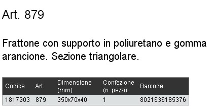 FRATTONE TRIANGOL POLIETIL