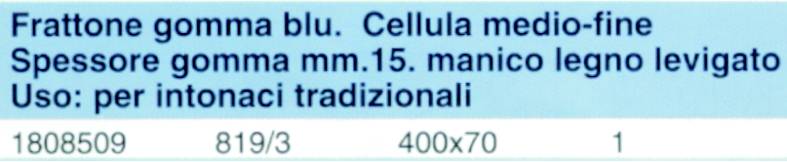 FRATTONE ACC+SP BLU 400x70