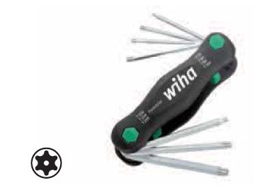 CHIAVI TORX SERRAMAN 7 PZ 