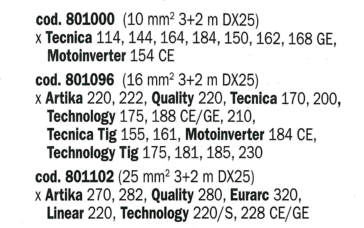 KIT SALD. 200A 16MMQ 3+2MT