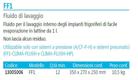 FLUIDO DI LAVAGGIO FF1 1LT