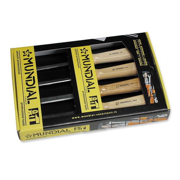 SCALPELLO LEGNO SERIE 4PZ 