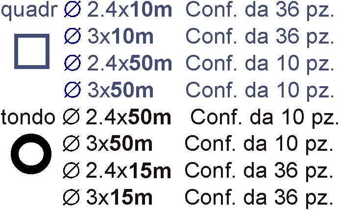 FILO DECESP TONDO diametro 2,4x50m