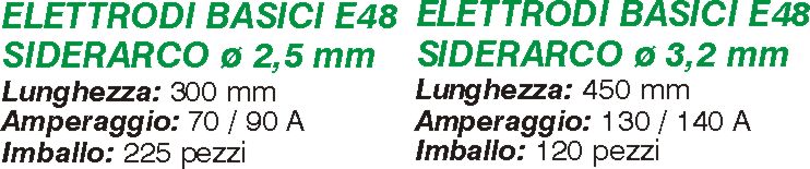 ELETTR BAS 2,5X300  PZ 200