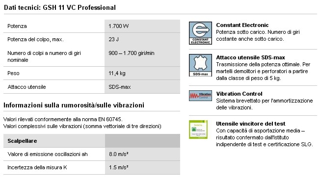 PICCONATORE GSH 11 VC     