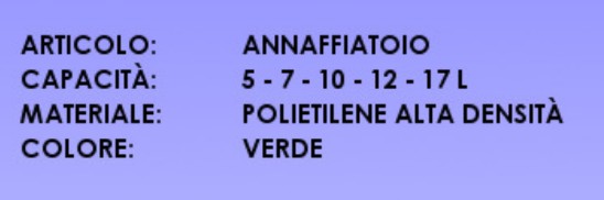 INNAFFIATOIO VERDE LT 5   