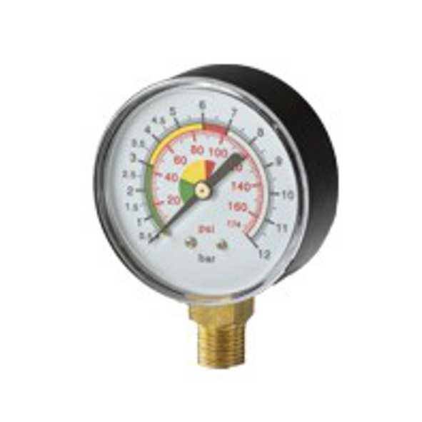MANOM RAD 0-12BAR 0-170PSI