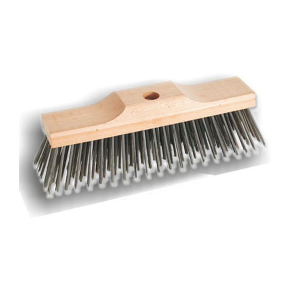 SCOPA C/FILI ACCIAIO 30 CM