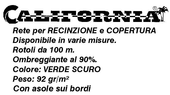 RETEOMBRA 90% CALIFOR H100