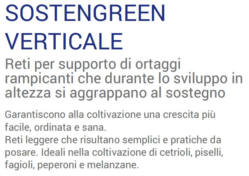 RETE SOSTENGREEN  1.7x10MT