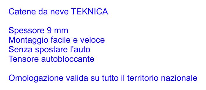 CATENE DA NEVE 9MM ICE 60 