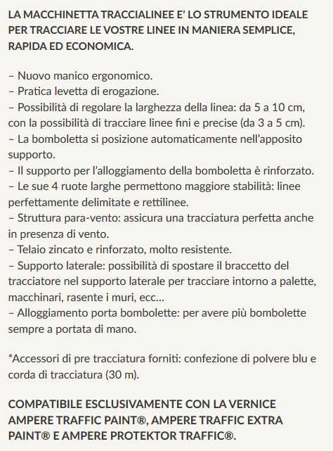 MACCHINA TRACCIALINEE     