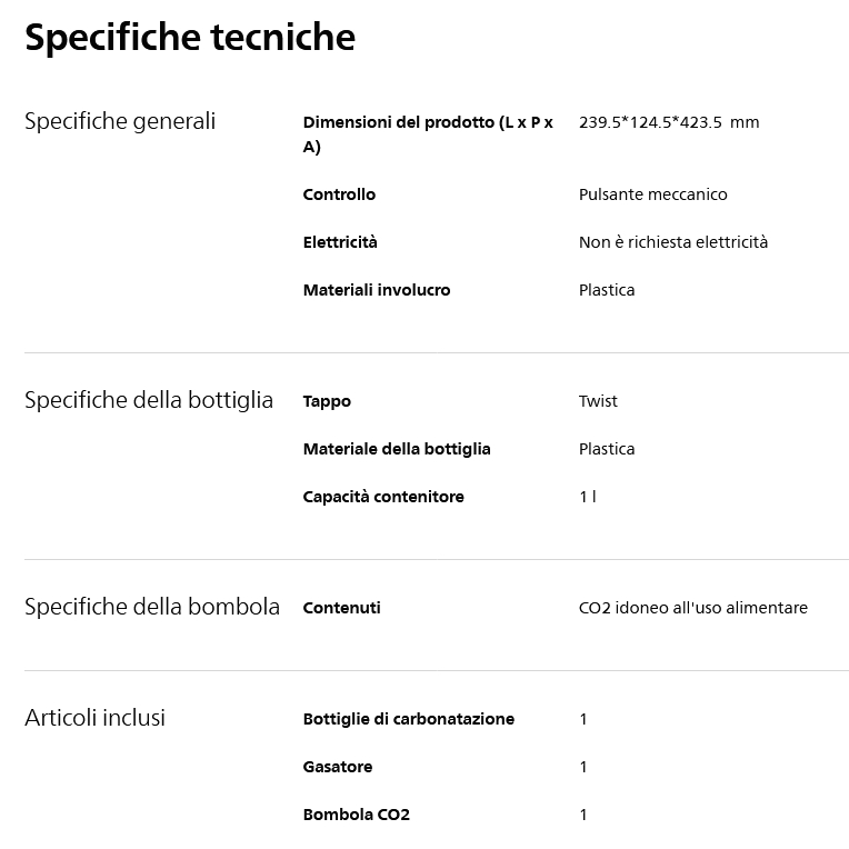 GASATORE PHILIPS LITE NERO