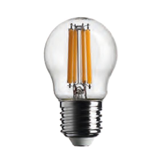 LAMP SFERA FIL E27 6.5W CA