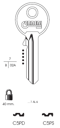 CHIAVE C5PD | CS7         