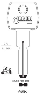 CHIAVE AGB8 | AGB6        