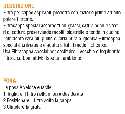 FILTRACAPPA CARBONI  75x40