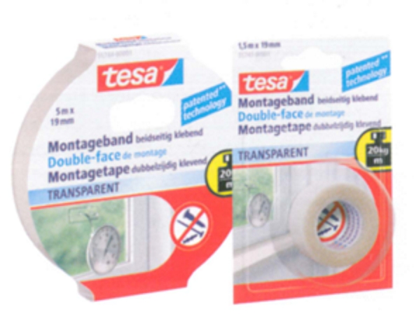 BIADESIVO TRASP MT1.5x19MM