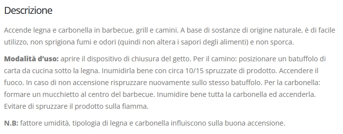 ACCENDIFUOCO RHUTTEN 750ML