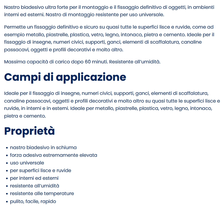 BIADESIVO ESTERNI 19MMX1,5