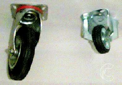 RUOTA GOMMA PIAST/FIS  200