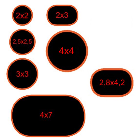 PEZZE MARUNI 2X3    TIPO S