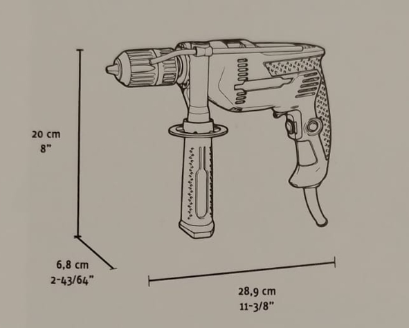 TRAPANO PERCUS 600W MA/AUT