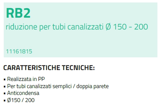 RIDUZ X CANALIZZ D.150-200