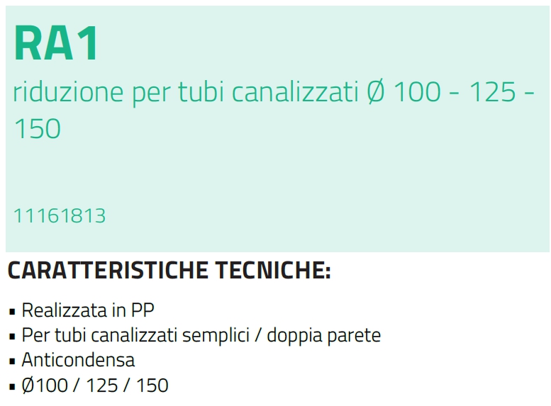 RIDUZ X CANAL D100-125-150