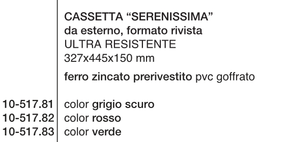 CASS POST SERENIS C/TE GRI