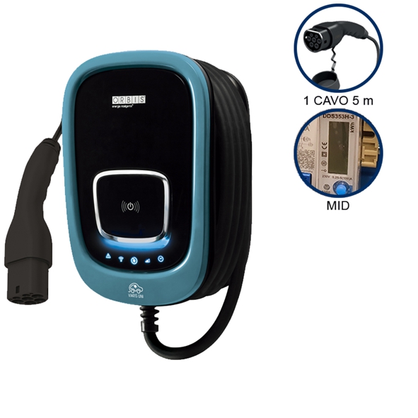 WALLBOX 22KW 3X32A CAVO 5M