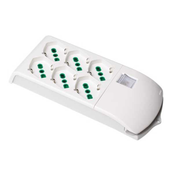 MULTIP 6SCH+INT S/CAVO BIA