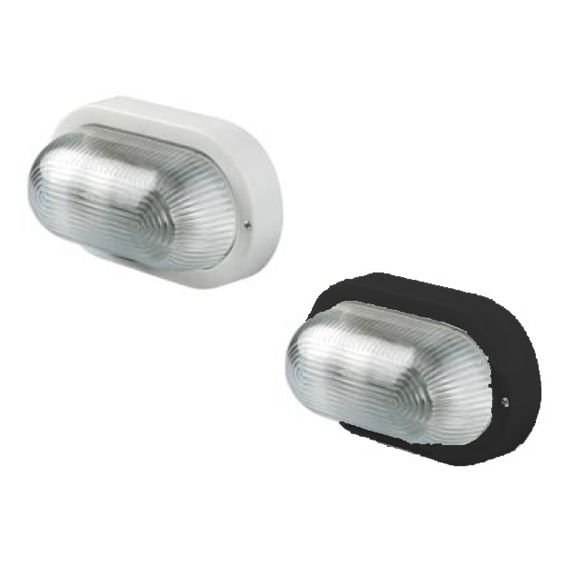 PLAFONIERA OVALE E27 BIANC