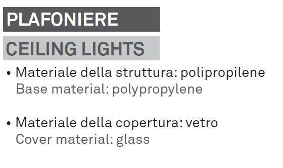 PLAFONIERA OVALE E27 BIANC