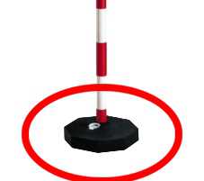 BASE VUOTA PER COLONNINA  