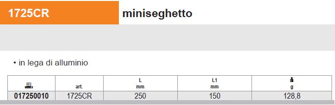 1725CR MINISEGHETTO 15cm  