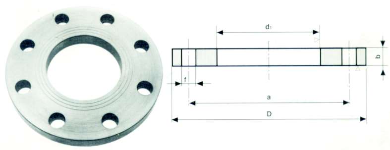FLANGIA PIANA DN100 PN16  