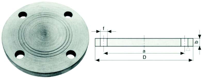 FLANGIA CIECA DN100   PN16