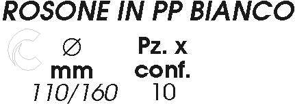ROSONE PP 110/160 BIANCO  