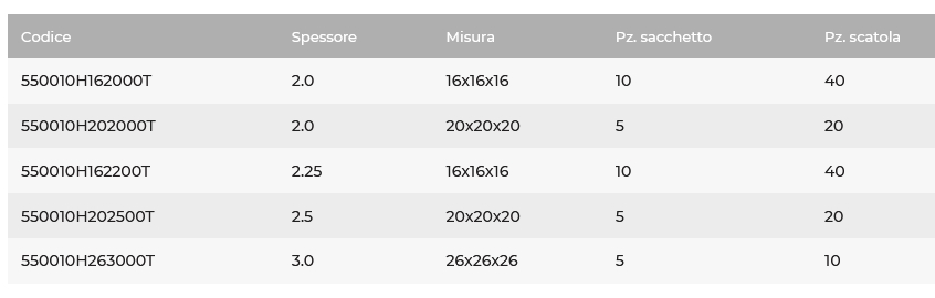TEE STRING 16X16X16  S2,25