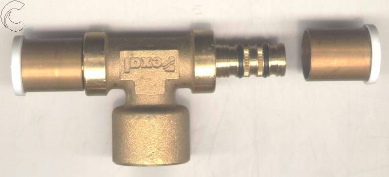 TEE ATT CENTR F 16x1/2x16 