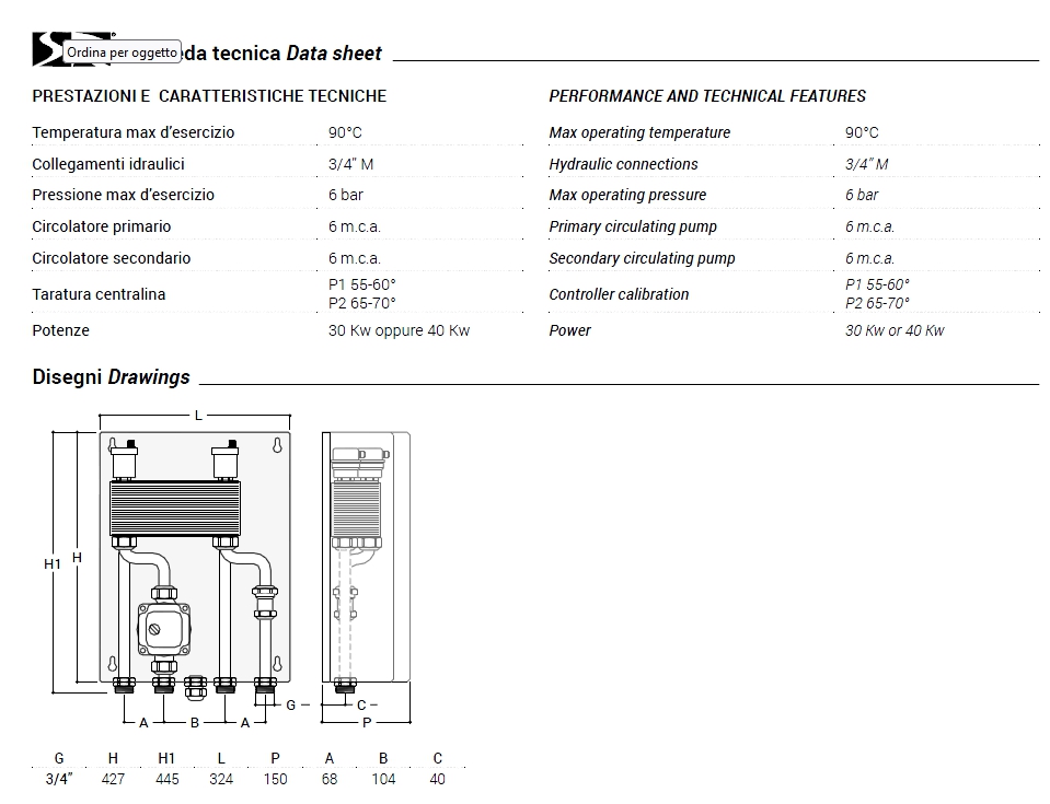 GR.SEP 2ZON 40KW C/CEN+SPO