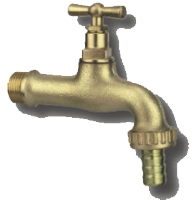 RUBINETTO C/PORTAG OTT 1/2